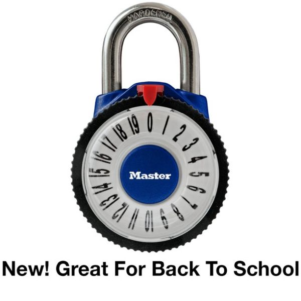 Master Lock Wide Magnification Combination Dial Padlock 2 1 8 In 54