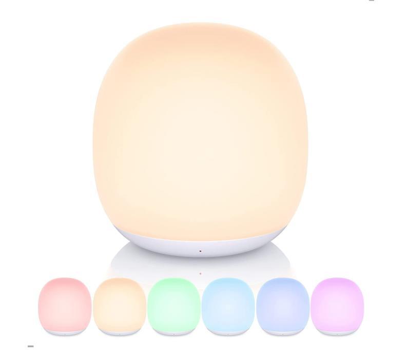 2 Pack Gladle Bedside Lamp Touch Control Rechargeable with RGB