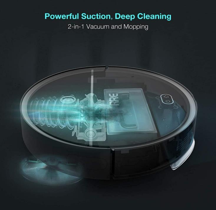 RRE Robot Vacuum Cleaner This vacuum is selfcharging, WiFi connected