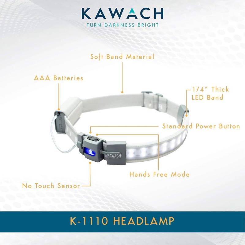 FOUR PACK KAWACH K-1110 LED Motion Sensor Headlamp $18.99 (reg $60)