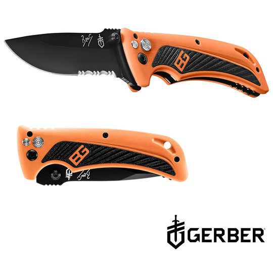 Gerber Bear Grylls Survival AO Knife - Assisted Opening Drop Point - $33 on amazon with 4.2.star star reviews! - 13 Deals