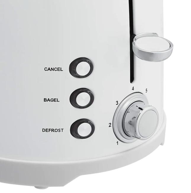 Amazon Basics 2 Slot Toaster with 6 Browning Settings and Removable