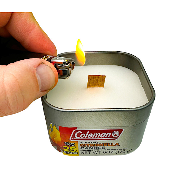 6 PACK of Coleman Campfire Scented Outdoor Citronella Candle $19.99 (reg $36)