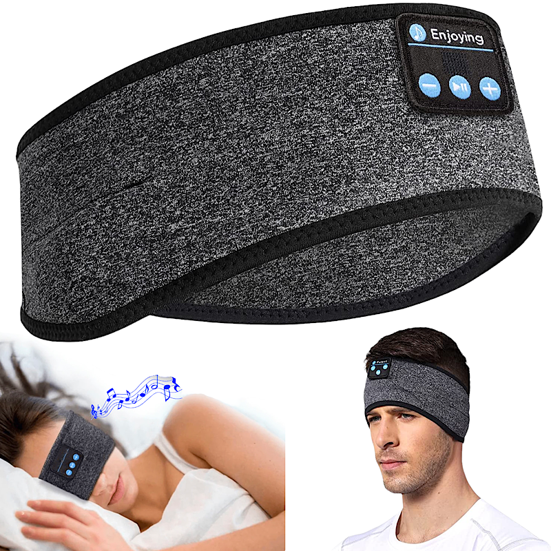 Bluetooth Wireless sleeping maskHeadband Sleep Eye mask Sport Gym Music Headset 