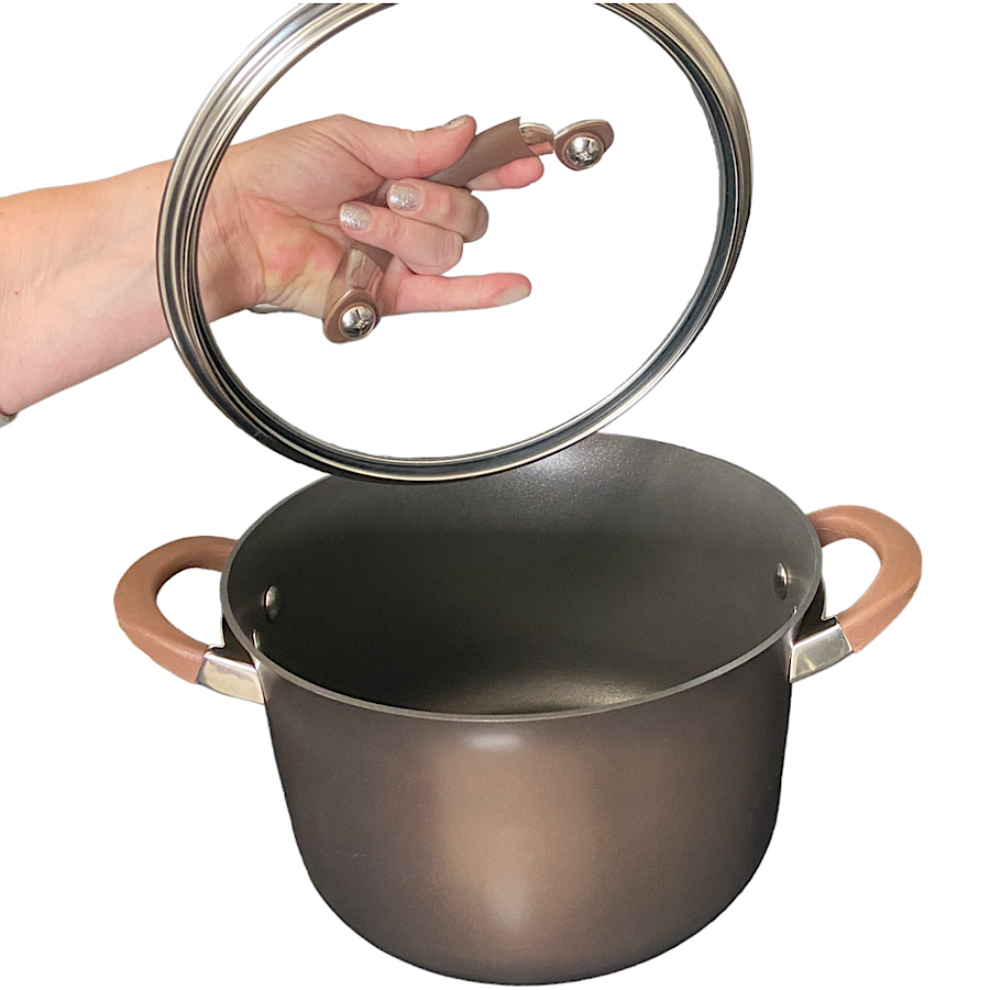 Circulon Symmetry HardAnodized Nonstick 5.5Quart Stock Pot