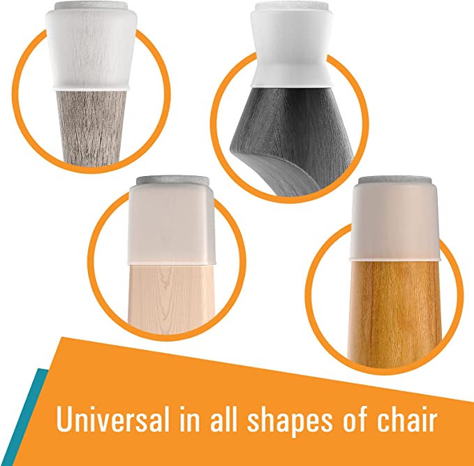 16 Pack of Chair Leg Covers to Protect Floors Foot Pads to Prevent