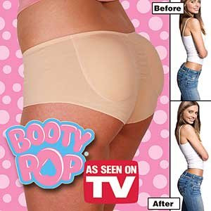 New Sexy Panty Booty Pop Butt Enhancer Classic Cotton Padded