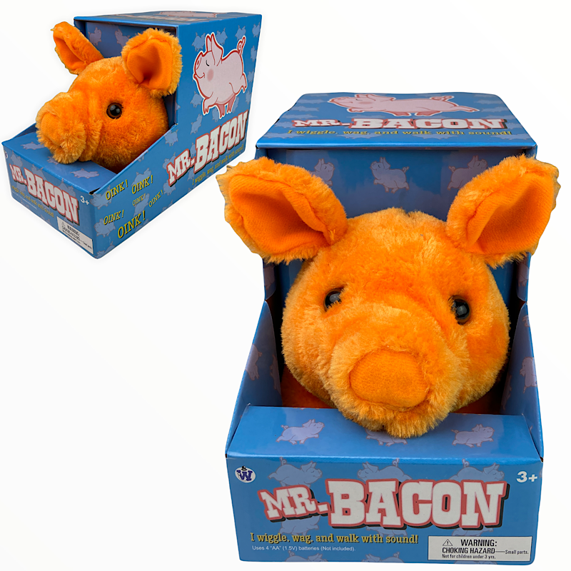 Mr. Bacon Walk & Wiggle Pig Color will vary, but they are addictively