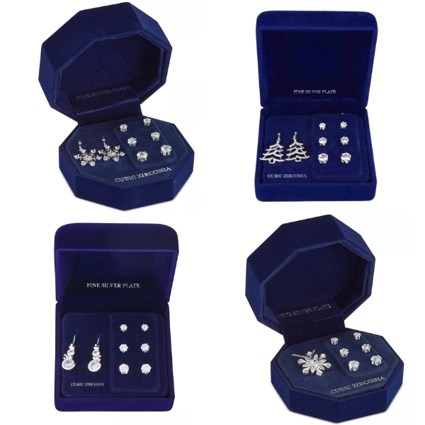 Silver Plated &quot;Sparkle of Winter&quot; Jewelry Collection $19.99 (reg $75)