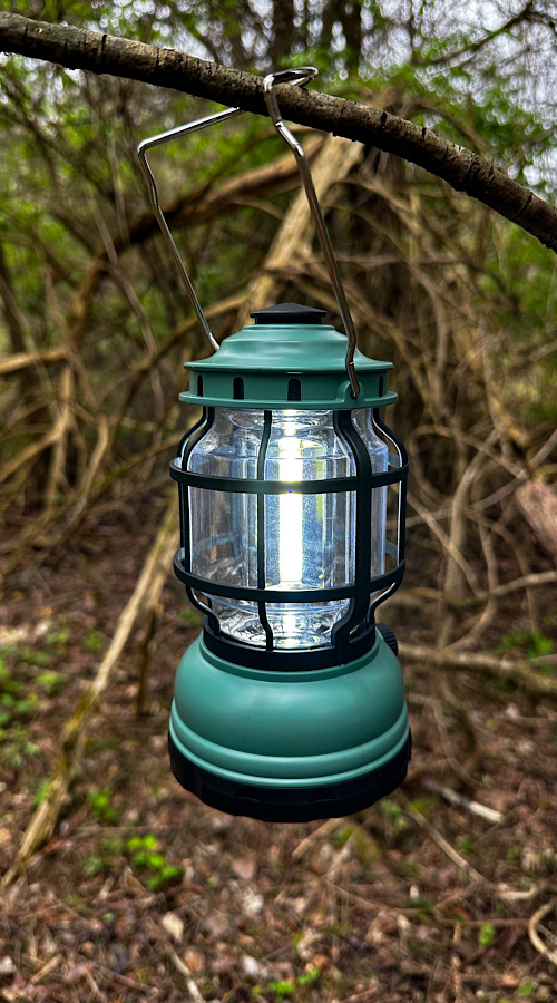 500 Lumen COB LED Dimmable Camping Lantern BATTERIES INCLUDED! Order 4 or more and SHIPPING