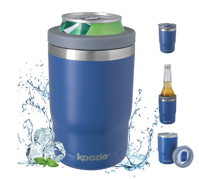 Koozie® 3in1 Stainless Steel Double Wall Vacuum Sealed Insulated