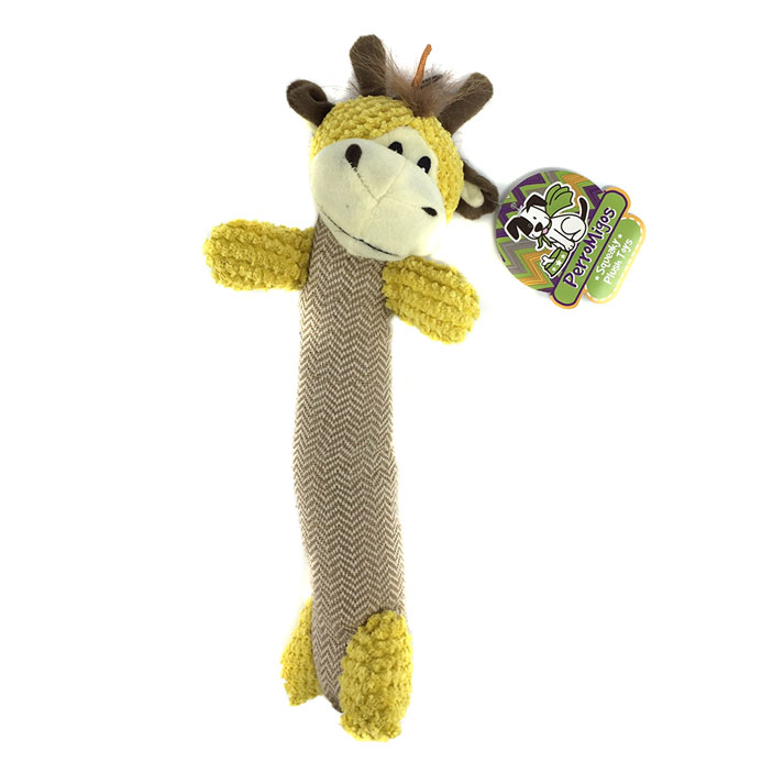 Perros Migos (Dog Friends) Giraffe Soft Plush Stick Dog Toy - 1 For $7 ...