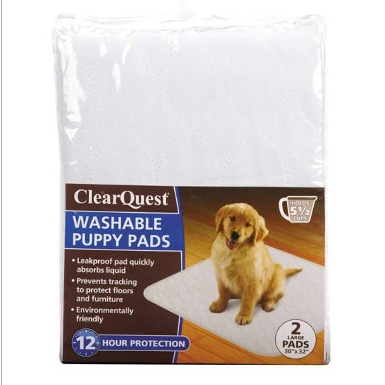 Washable Puppy Pad by Clear Quest Holds 3 Cups! 13 Deals