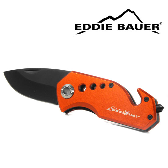 Eddie Bauer Auto Emergency Knife with Seat Belt Cutter and Glass