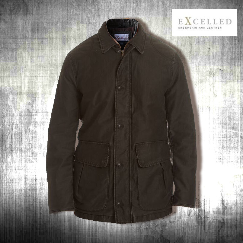 Men S Cotton Barn Coat With Soft Flannel Lining By Excelled