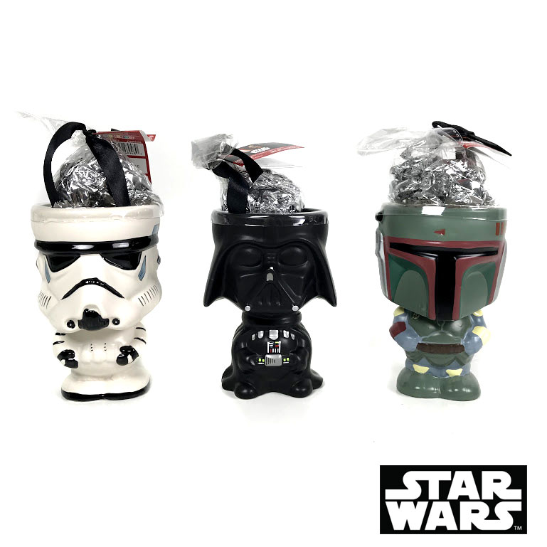 Set of 4 Star Wars Ceramic Goblets - You get a Storm Trooper, Boba Fett,  and TWO Darth Vaders! SHIPS FREE! - 13 Deals