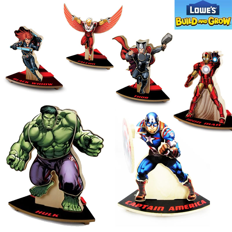 Lowe's Build and Grow HULK TANK  Avengers Kit  SEALED