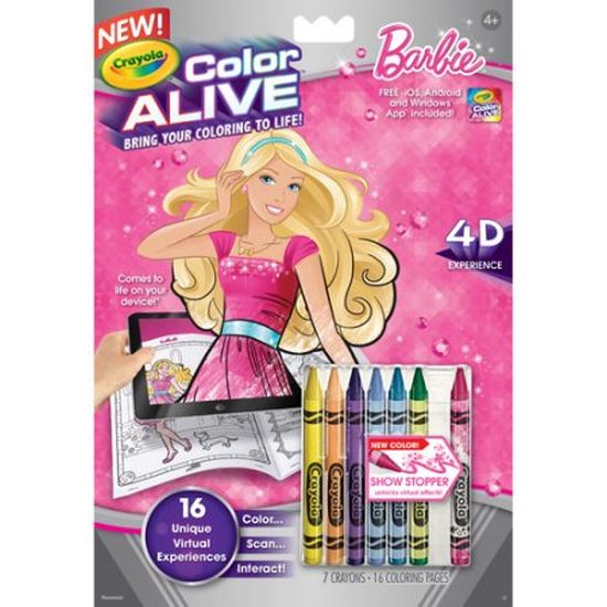 Crayola Color Alive Barbie Coloring Book and Crayons 13 Deals