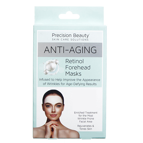 Precision Beauty AntiAging Retinol Forehead Mask Pro Tip Refrigerate before use for a very