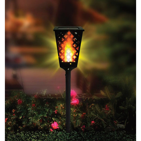 solar lights that look like flames