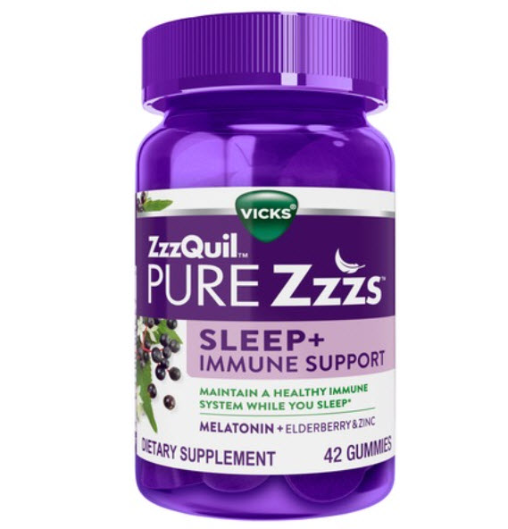 2-Pack of ZzzQuil PURE Zzzs Sleep + Immune Support Gummies $19.99 (reg $40)
