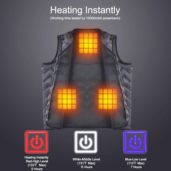 Adjustable Size Heated Vest $39.99 (reg $75)