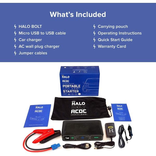 Allin1 Portable Power Block! MASSIVE 44400 mah capacity Jump start your car (yes it includes