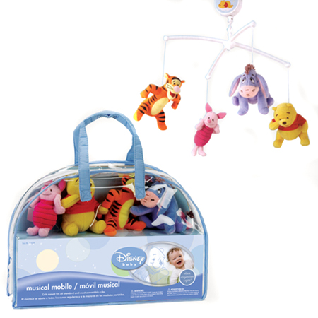 winnie the pooh musical crib toy