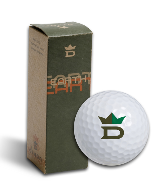 One Dozen Dixon Earth EcoFriendly Golf Balls Bring the "green" to