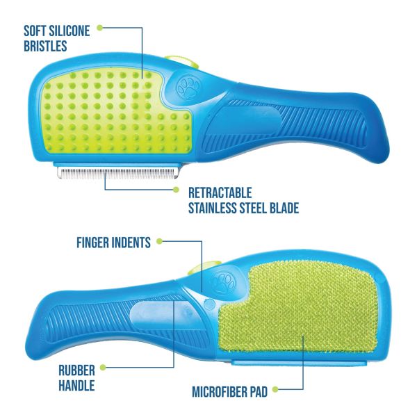 FURaser Pet Grooming Brush/Grooming Rakes for Dogs & Cats, Dematting