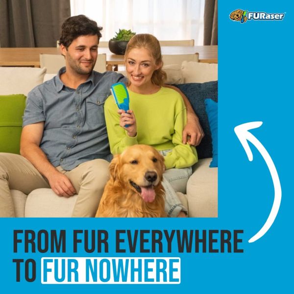 FURaser Pet Grooming Brush/Grooming Rakes for Dogs & Cats, Dematting