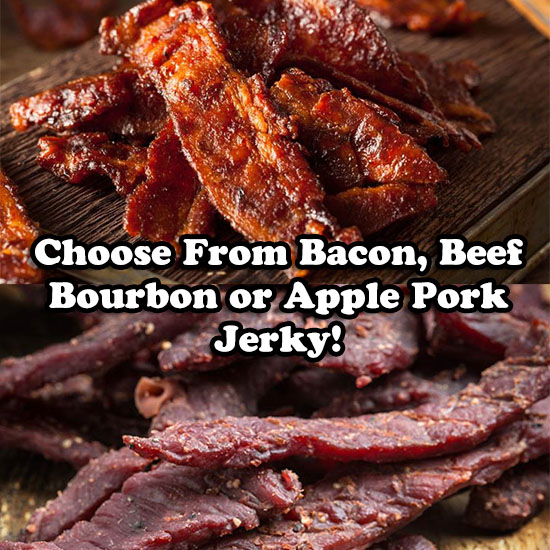 Gourmet Flavor Jerky Deal! Choose from Half POUND of Apple Pork Jerky