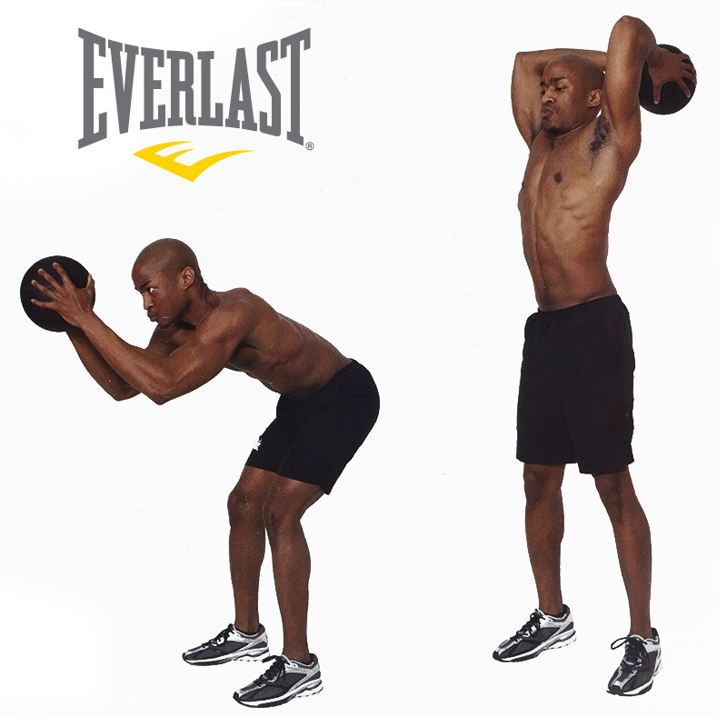 13 Deals - Everlast Slam Ball Fitness Ball - 10 Or 20 Lb *free Shipping