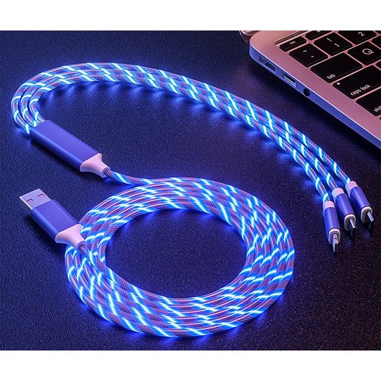 3 in 1 Energy Flowing LED USB.