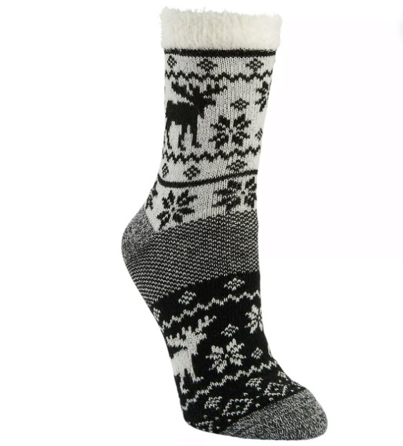 3 Pairs of Earth Origins Feathered Yearn Lined Socks $9.99 (reg $30)