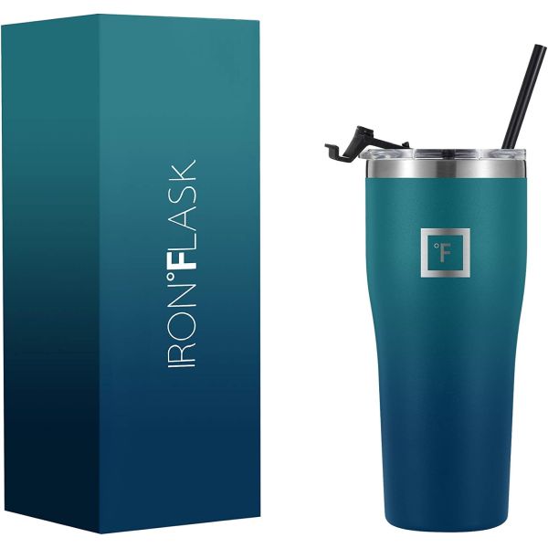 IRON °FLASK Insulated Rover Tumbler w/Lid & Straw $14.99 (reg $30)