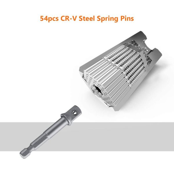 TWO PACK of Pro Grade Universal Socket Tools With Drill Adapters 7mm