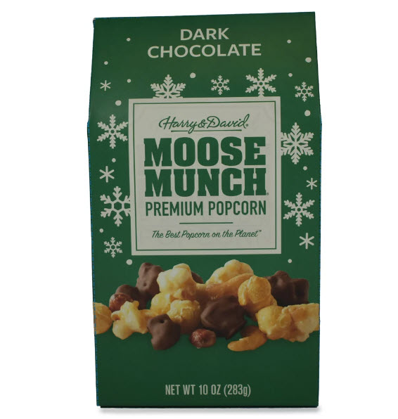 Harry & David Dark Gourmet Dark Chocolate Moose Munch Premium Popcorn