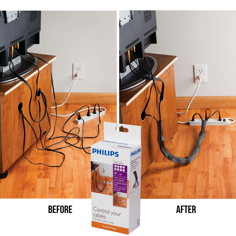 Philips 6 ft Flexible Cable Wrap Control Your Cables 13 Deals