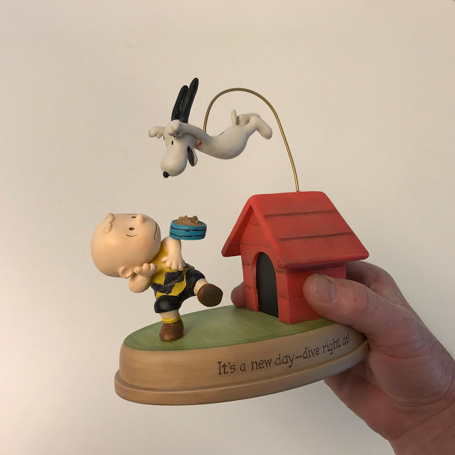 Hallmark Peanuts Gallery - Charlie Brown and Snoopy Figurine