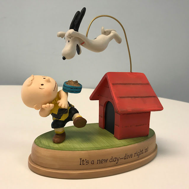 Hallmark Peanuts Gallery - Charlie Brown and Snoopy Figurine