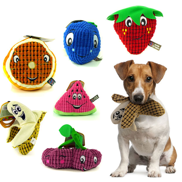 Fruit Friends Plush Dog Toys - 1 For $6 Or 2 For $9! SHIPS FREE! - 13 Deals