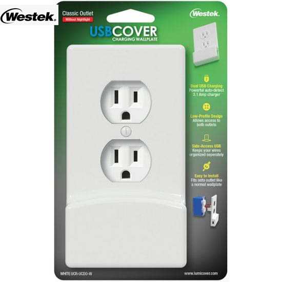 Westek Dual USB Wall Plate Adapter $8.99 (reg $18)