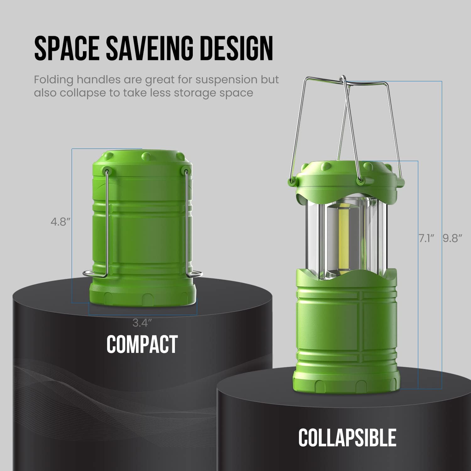 4 Pack Popup Collapsible COB LED Lanterns $19.99 (reg $40)