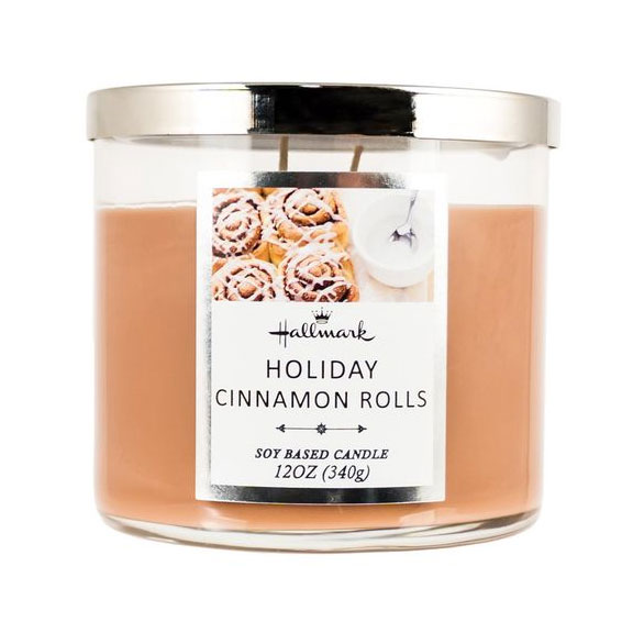 2 Pack of Hallmark Candles Choose Cinnamon Rolls or Frosted Berries