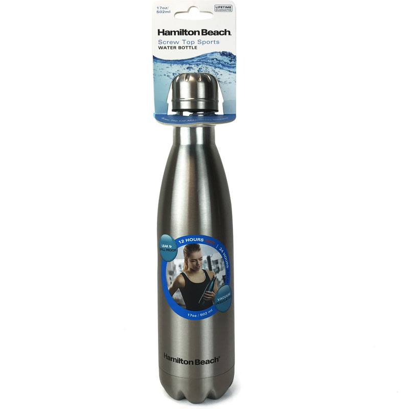 Hamilton Beach Stainless Steel Double Wall Vacuum Insulated Screw Top