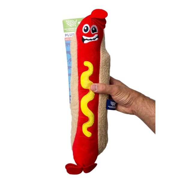 giant hot dog dog toy