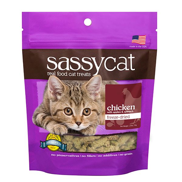 FOUR BAGS of Sassy Cat Treats $14.99 (reg $24)