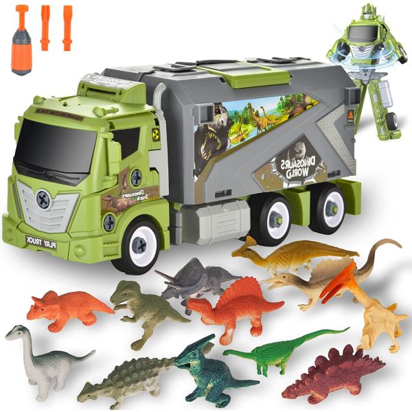 3 in 1 Dinosaurs Transport Tru...