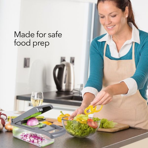 AllInOne Vegetable Chopper Kitchen Meal Prep Container For